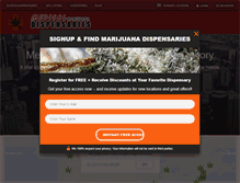 Tablet Screenshot of medicalmarijuanadispensaries.co